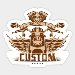 Custom Motorcycle Sticker